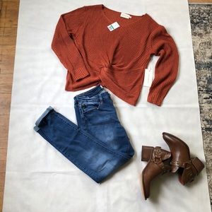 Burnt Orange Sweater